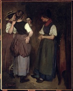 祖母サルヴァンの物語、1847 作： Gustave Courbet